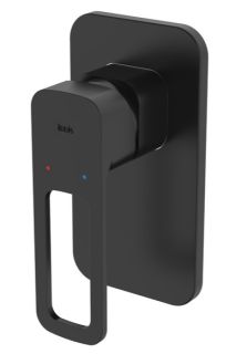 Встраиваемый смеситель с одним выходом IDDIS Slide SLIBL00i66 чёрный матовый